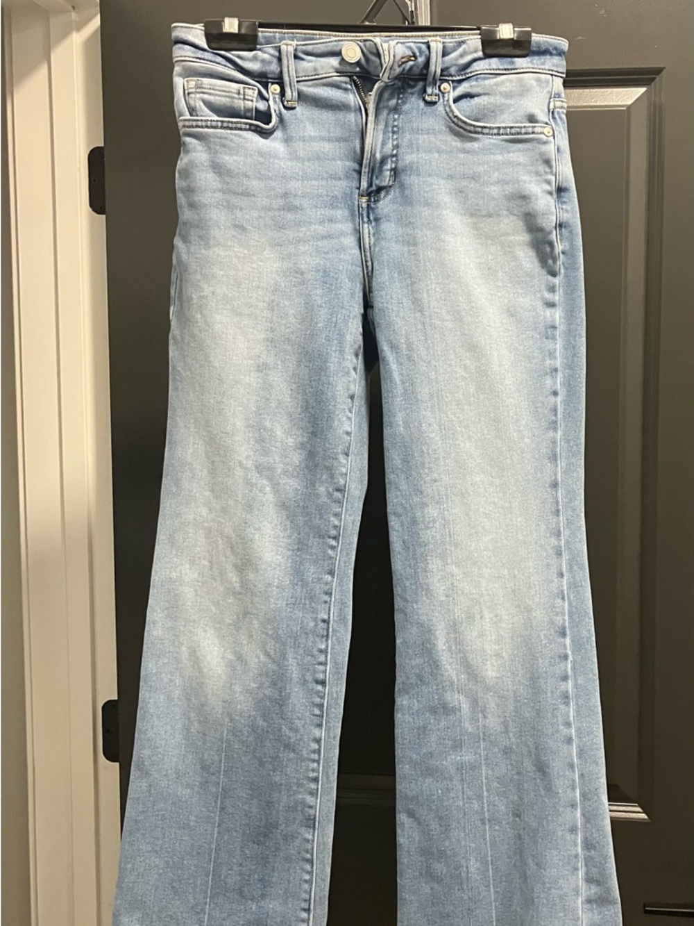 Light Blue Women's Wide-Leg Jeans